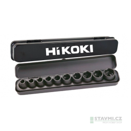 Hikoki sada 10 nástrčných klíčů s úchytem 1/2", 751879