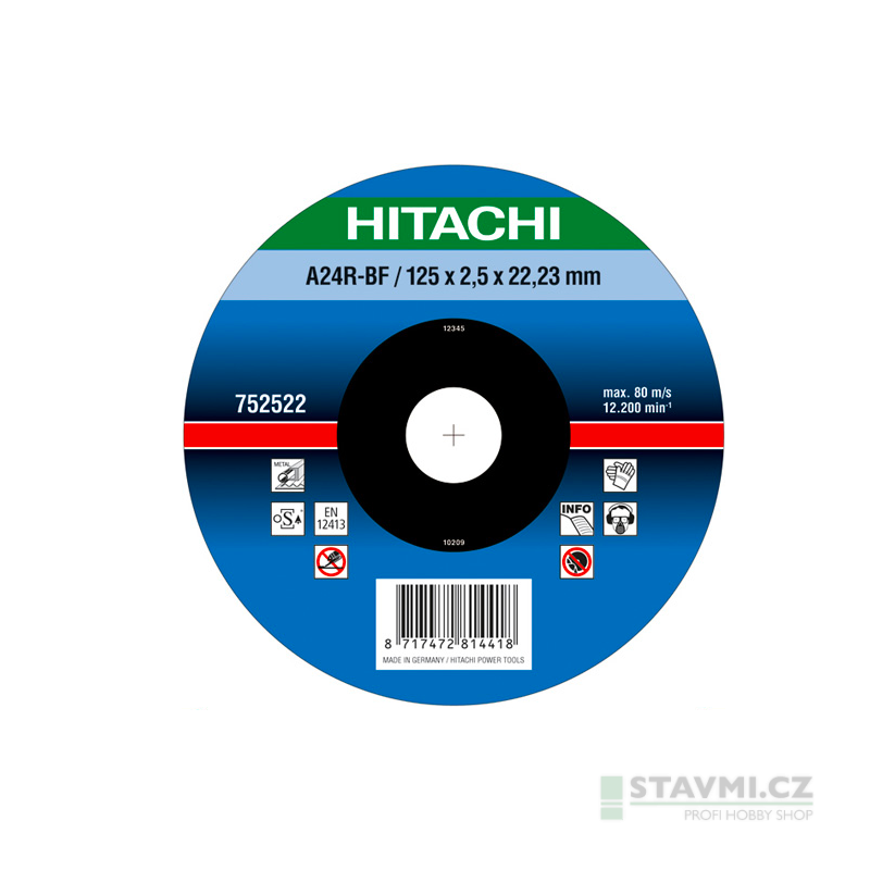 Hikoki řezný kotouč na kov 230x3, 752515
