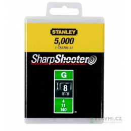 Stanley spony HD balení 5000ks 8mm typ-G 1-TRA705-5T