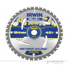 IRWIN kotouč WeldTec MPP 184x40Tx16 1897381