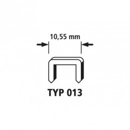 Wolfcraft Široké sponky do sponkovačky výška 6 mm 2000 ks 7056000