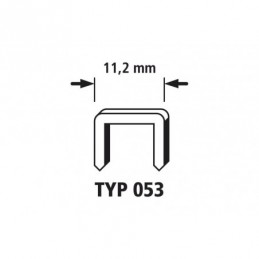 Wolfcraft Široké sponky do sponkovačky výška 6 mm 4000 ks 7016000