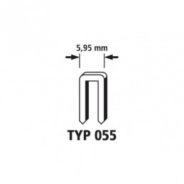 Wolfcraft Úzké sponky do sponkovačky výška 15 mm 1200 ks 7166000