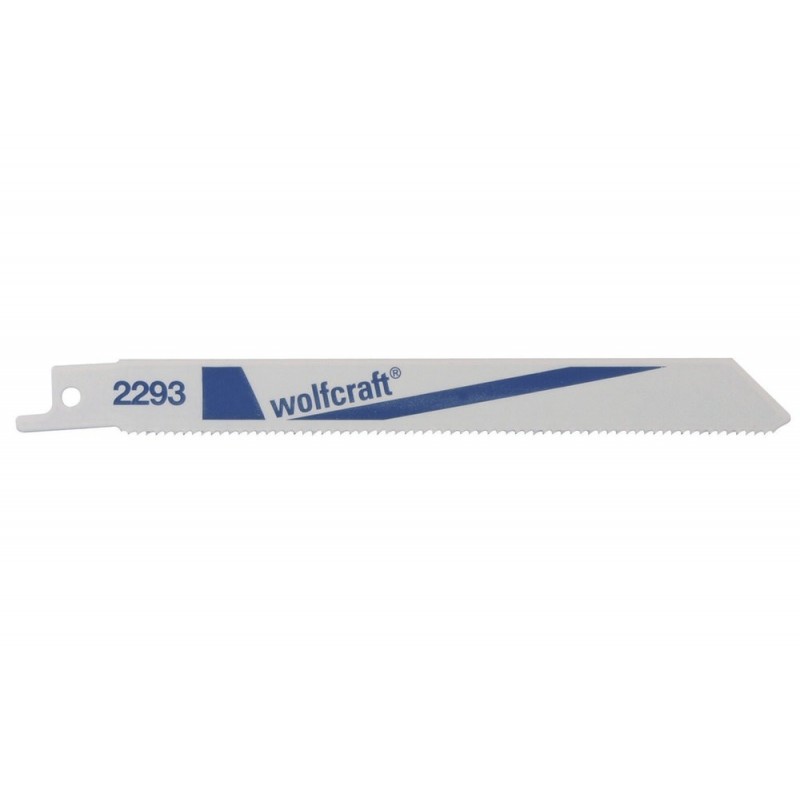 Wolfcraft 2 x šavlové pilové plátky hloubka řezu 2 – 8 mm 2293000