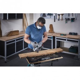 Wolfcraft Set nástrojů pro opracování dřeva úhlovou bruskou 4400000