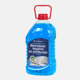 Den Braven Nemrznoucí kapalina do ostřikovačů -40 °C, PET láhev, 3 litry, modrá
