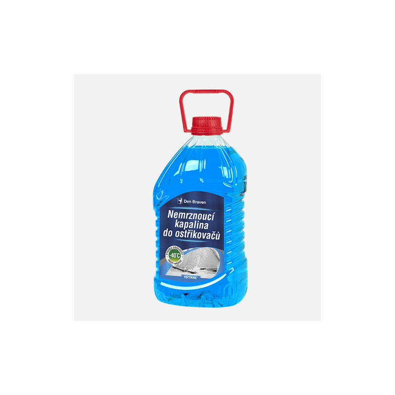 Den Braven Nemrznoucí kapalina do ostřikovačů -40 °C, PET láhev, 3 litry, modrá