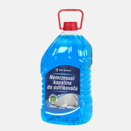 Den Braven Nemrznoucí kapalina do ostřikovačů -40 °C, PET láhev, 5 litrů, modrá