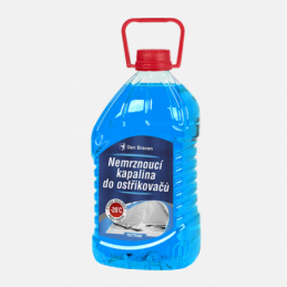 Den Braven Nemrznoucí kapalina do ostřikovačů -20 °C, PET láhev, 3 litry, modrá