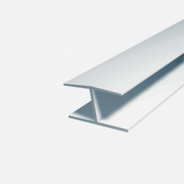 Den Braven Spojovací profil H, 2 m x 12,5 mm, plastový, bílý