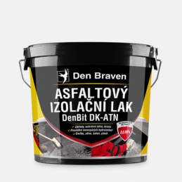 Den Braven Asfaltový izolační lak DenBit DK - ATN, kbelík 9 kg, černý