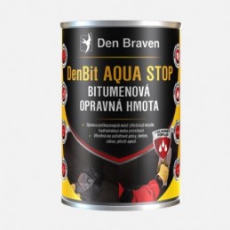 Den Braven DenBit AQUA STOP Bitumenová opravná hmota, plechovka 3 kg, černý