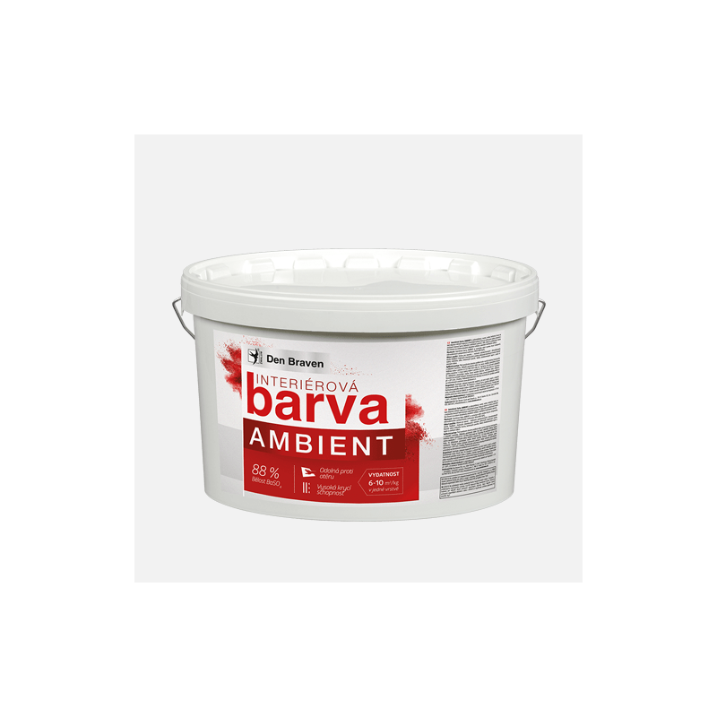 Den Braven Interiérová barva AMBIENT, kbelík 7,5 kg, bílá