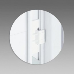 Den Braven Revizní dvířka PVC, 400 mm x 600 mm, se zámkem a klíčem, bílá