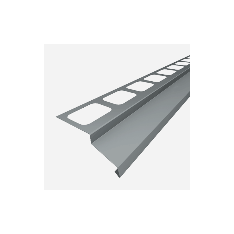 Den Braven Balkónový profil, 2 m, RAL 7001, šedý