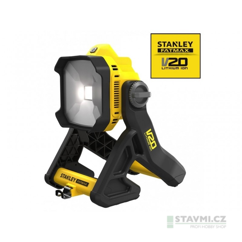Stanley aku pracovní světlomet, bez baterie a nabíječky V20 SFMCL030B-XJ