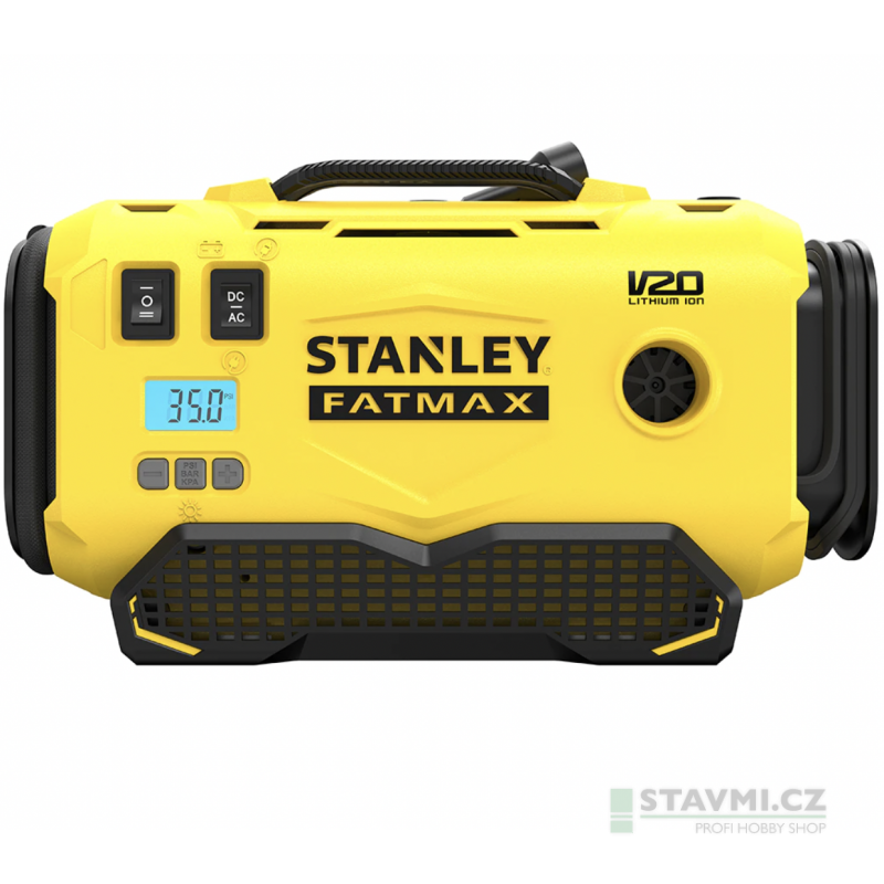 Stanley aku hustilka, bez baterií a nabíječky V20 SFMCE520B-QW