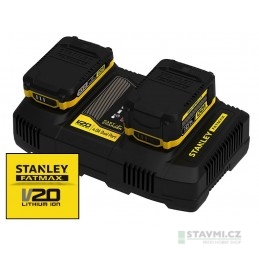 Stanley 4A Dual Port nabíječka V20 SFMCB24-QW