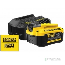 Stanley 4.0Ah Startovací sada (baterie, nabíječka) V20 SFMCB14M1-QW