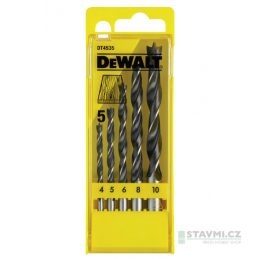 Dewalt DT4535 5-dílná sada vrtáků do dřeva 4 - 10 mm DT4535-QZ