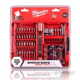 Milwaukee sada bitů Shockwave XL BOX 70 ks PZ 4932471587