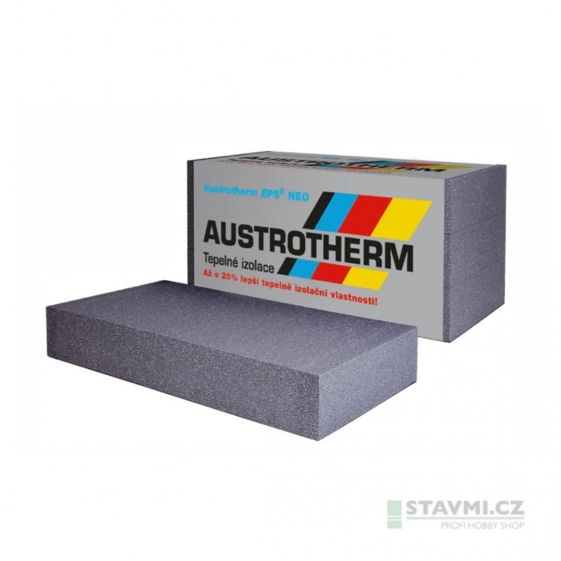 Střešní polystyren Austrotherm EPS NEO 100 10 mm (1000x500 mm)