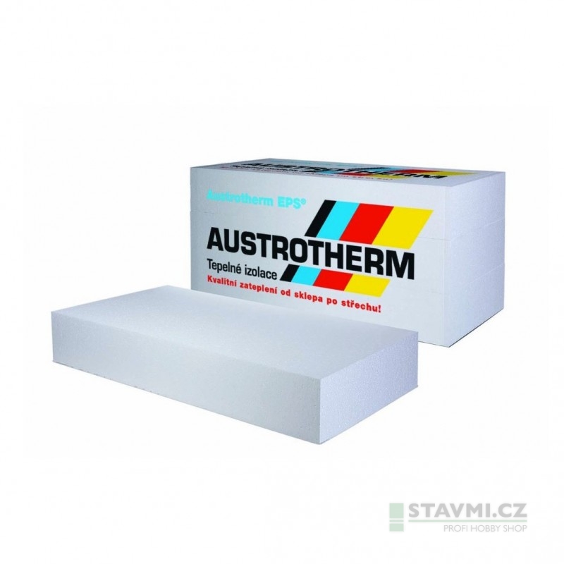 Fasádní polystyren Austrotherm EPS 100F 10 mm (1000x500 mm)