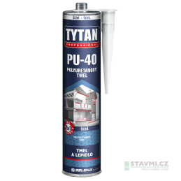 Tytan PU 40 polyuretanový tmel, 600 ml, šedý 10041786
