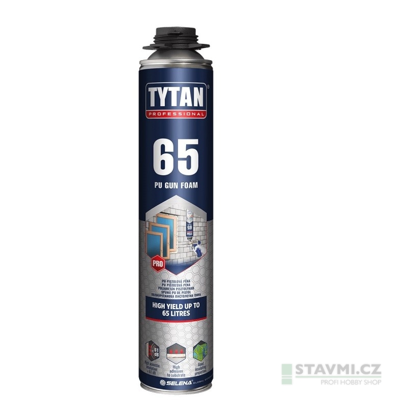Tytan 65 PU pěna, pistolová, 840 ml 10049565