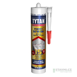 Tytan Neutrální sanitární silikon Perfektní koupelna 280 ml, transparentní 10044755