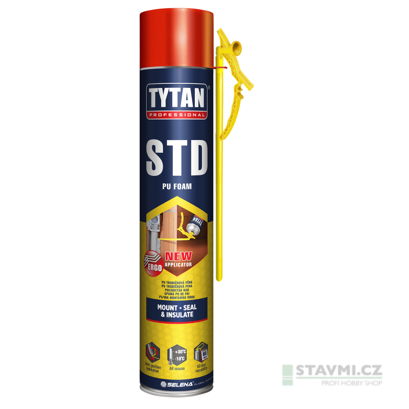 Tytan STD PU pěna All, trubičková, ERGO, 750 ml 10042017