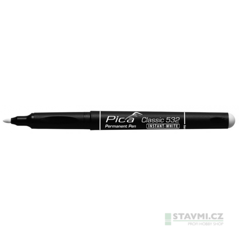 Pica FIX permanentní značkovač bílý 1-2mm 53252