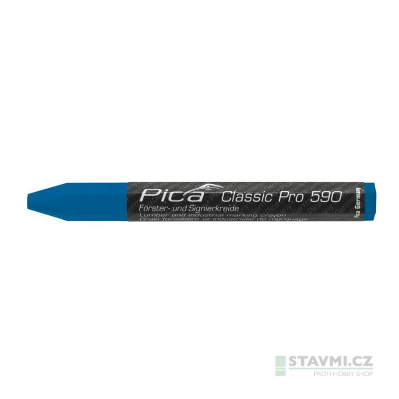 Pica Classic PRO křídový značkovač modrý 59041