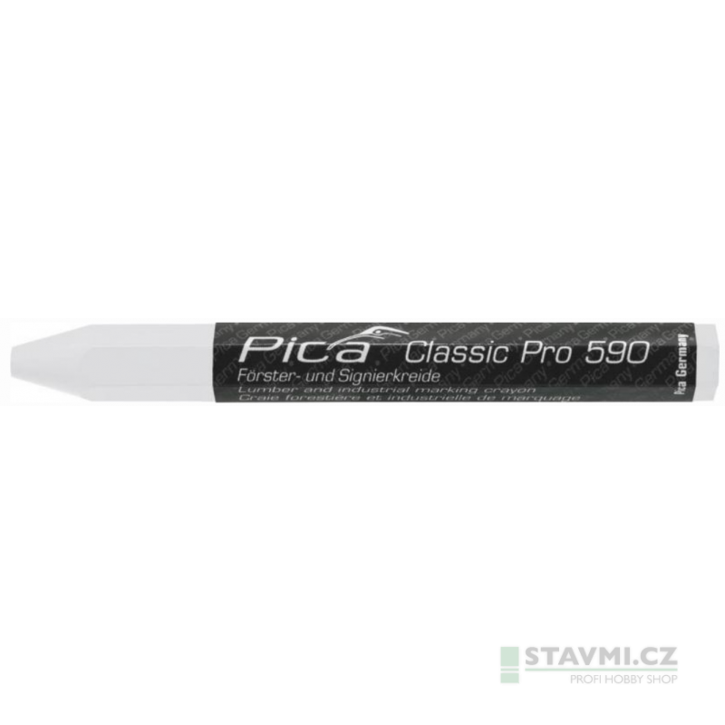 Pica Classic PRO křídový značkovač bílý 59052