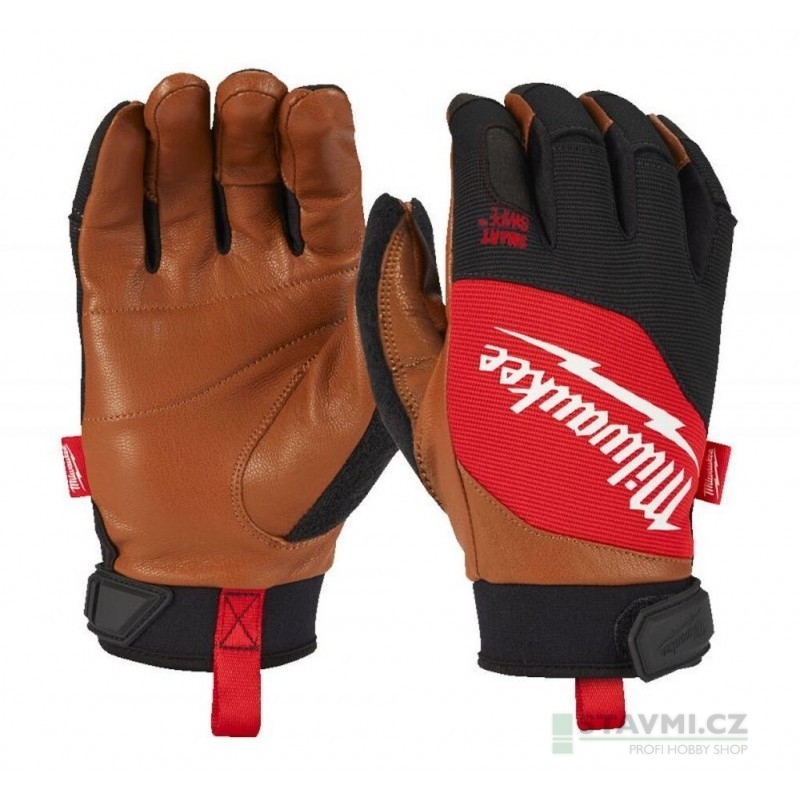 Milwaukee hybridní kožené rukavice M 4932471912