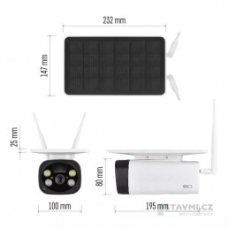 GoSmart Venkovní bateriová kamera IP-600 EYE s Wi-Fi a solárním panelem 3024040560