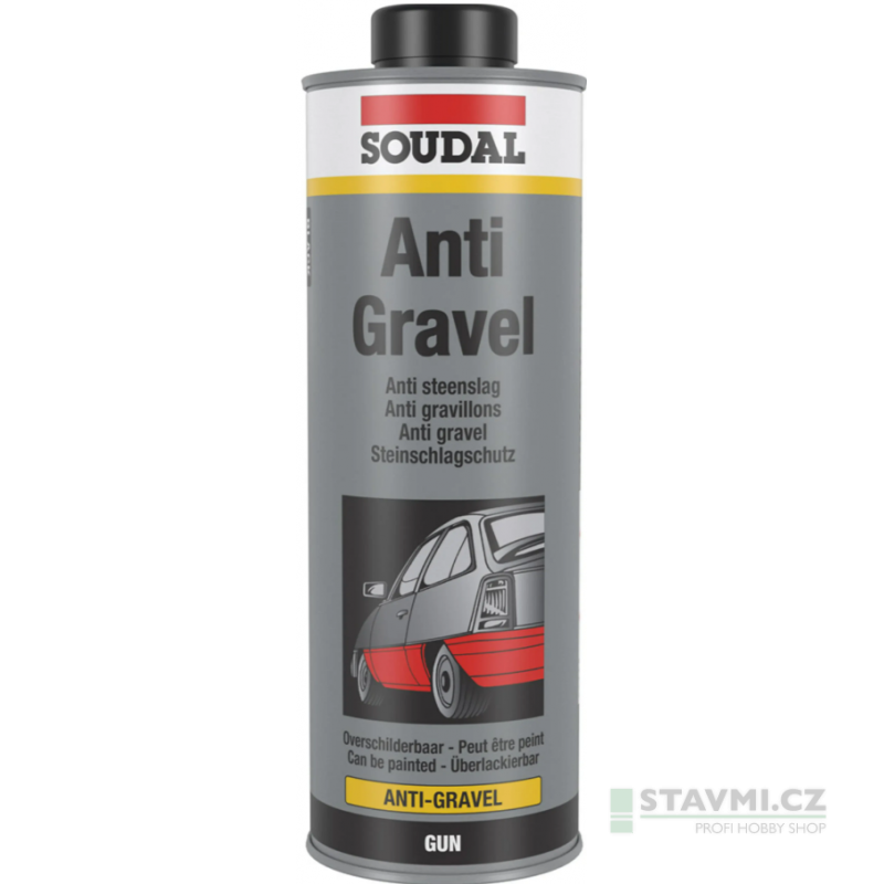 Soudal Antigravel GUN UBS černý 1kg