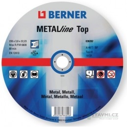 Berner řezný kotouč na kov METALline Top 125x1x22,2338276