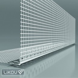 LK-LPD AL 100/2500/VERTEX/dělená tkanina/lišta rohová s prolisem 2.5m