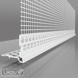 LK-VH PVC 100/2500/VERTEX/lišta rohová s viditelnou hranou 2.5m