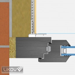 LS-US8 1600/VERTEX/lišta okenní začišťovací 1.6m