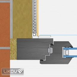 LS-EKO 1400/VERTEX/lišta okenní začišťovací 1.4m