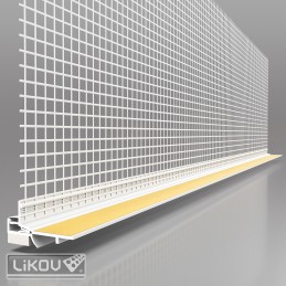 LS2-32 plus (LW32 PLUS) 2400/VERTEX/lišta okenní začišťovací 2D 2.4m