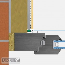 LS3-26 (LA26) 2600/VERTEX/lišta okenní začišťovací 3D 2.6m