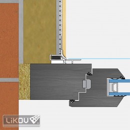 LS3-29 plus (LW29 PLUS) 2400/VERTEX/lišta okenní začišťovací 3D 2.4m, 143.25