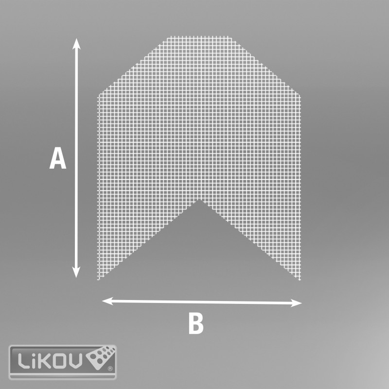 LA-D 330/650/VERTEX/bílá/armovací tkaninový díl