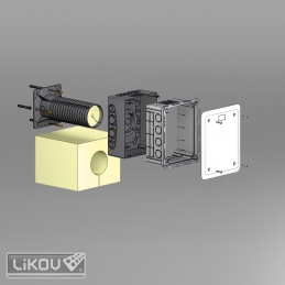 KUZ-VI elektroinstalační krabice pro ETICS