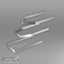 LBP-HKU50 řezací čepel profil-U 50x20/pro PVC bosážní lišty LBP a LBPM