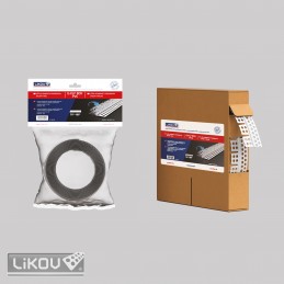 G-KLF BOX PVC 24x24/lišta klenbová s prolisem/flexibilní ramena/návin 25m