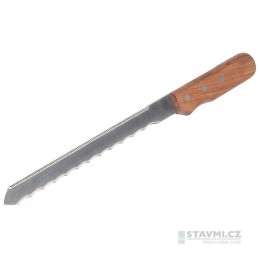 Wolfcraft Nůž na izolační hmoty 275 mm oboustranný, dřevěné držadlo 4119000